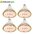 Светодиодная фитолампа полного спектра для выращивания растений, 4 шт.лот