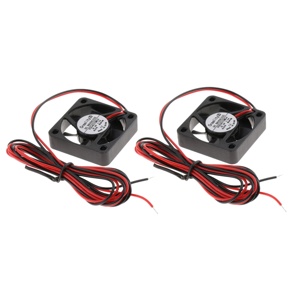 2 шт. вентилятор 40 мм 24 В постоянного тока бесшумный охлаждения 4010 40x10 для 3D