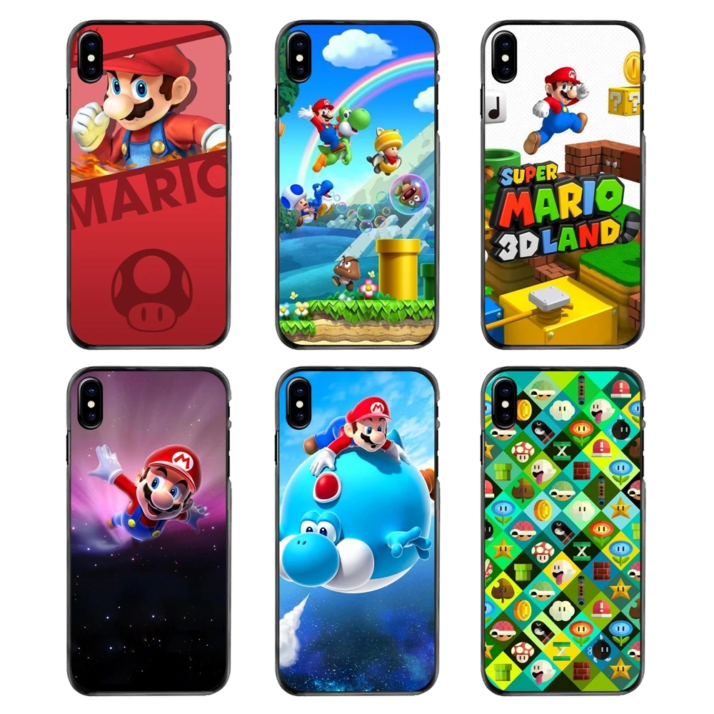 Супер Марио 3D настенная бумага для сотового телефона чехол samsung Galaxy Note 2 3 4 5 S2 S3 S4 S5