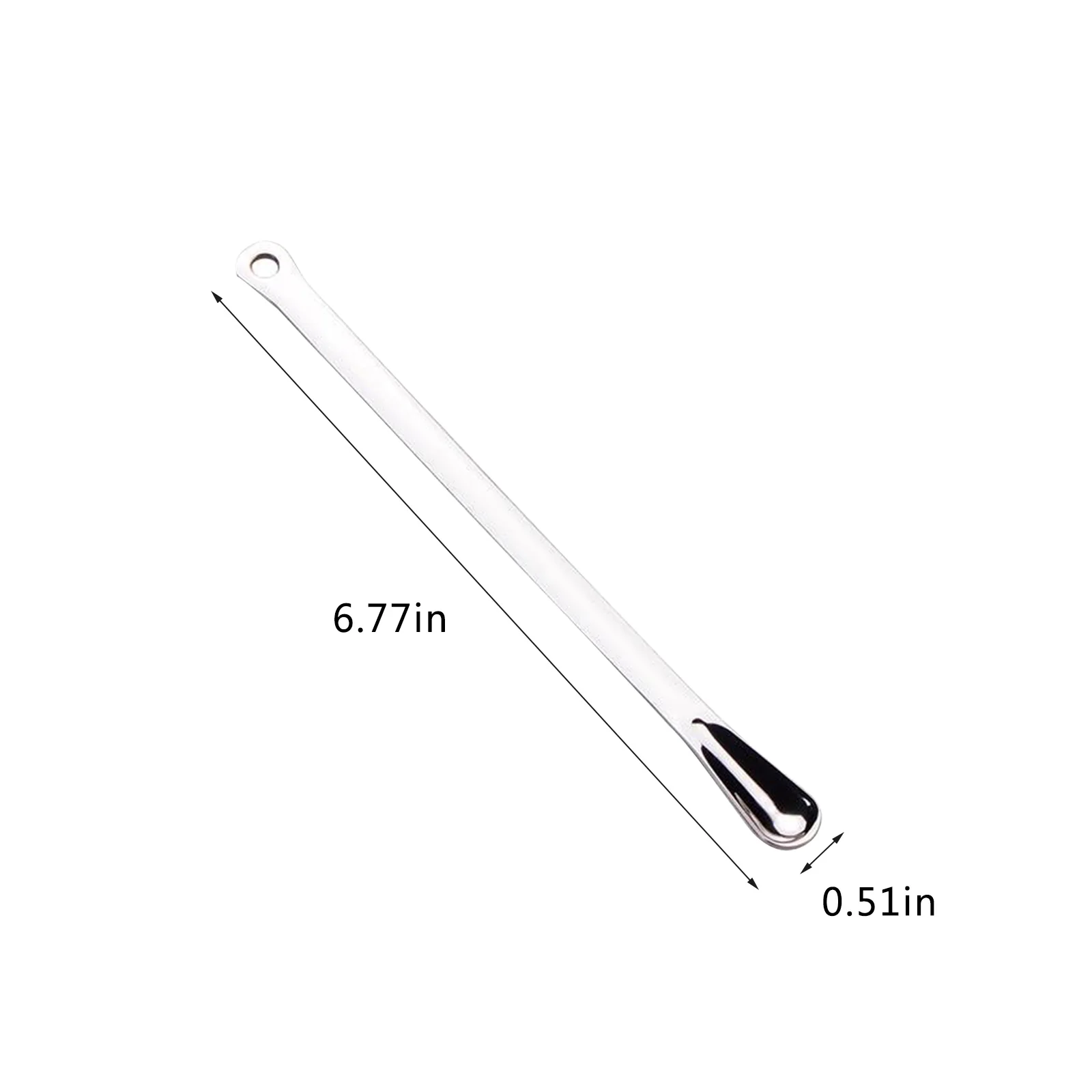 

Long Handle Stir Spoon 17.2CM Stainless Steel Creative Ice Cream Dessert Scoop Mixing Spoon Coffee Tea Mixing Spoon Flatware