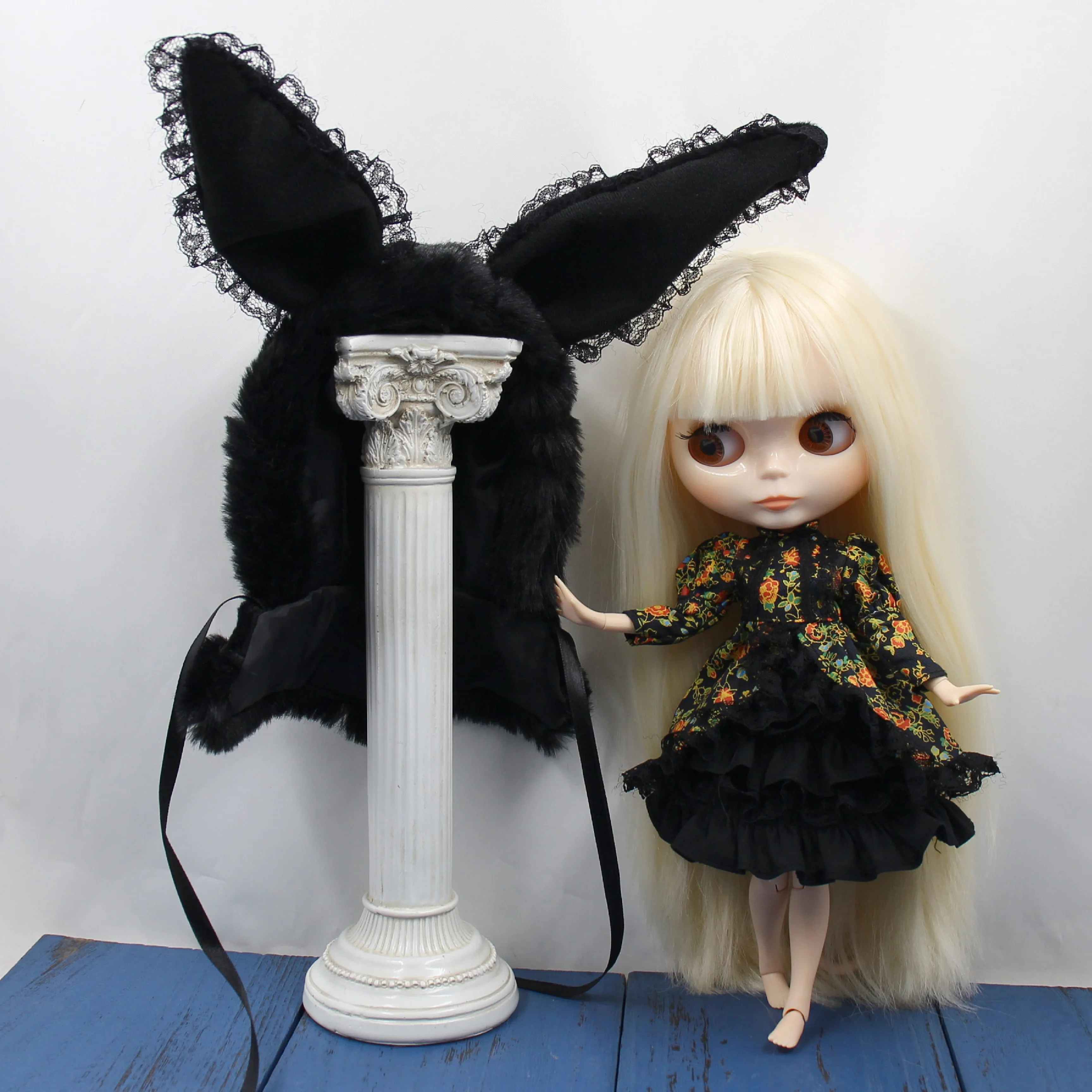 Одежда для кукол DBS Blyth в стиле темных элементов Костюм включает куртку юбку шляпу