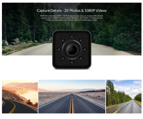 

32GB Card+SQ13 Mini HD 1080P Car DVR DV Camera 300 MAh LiPo Battery Wifi