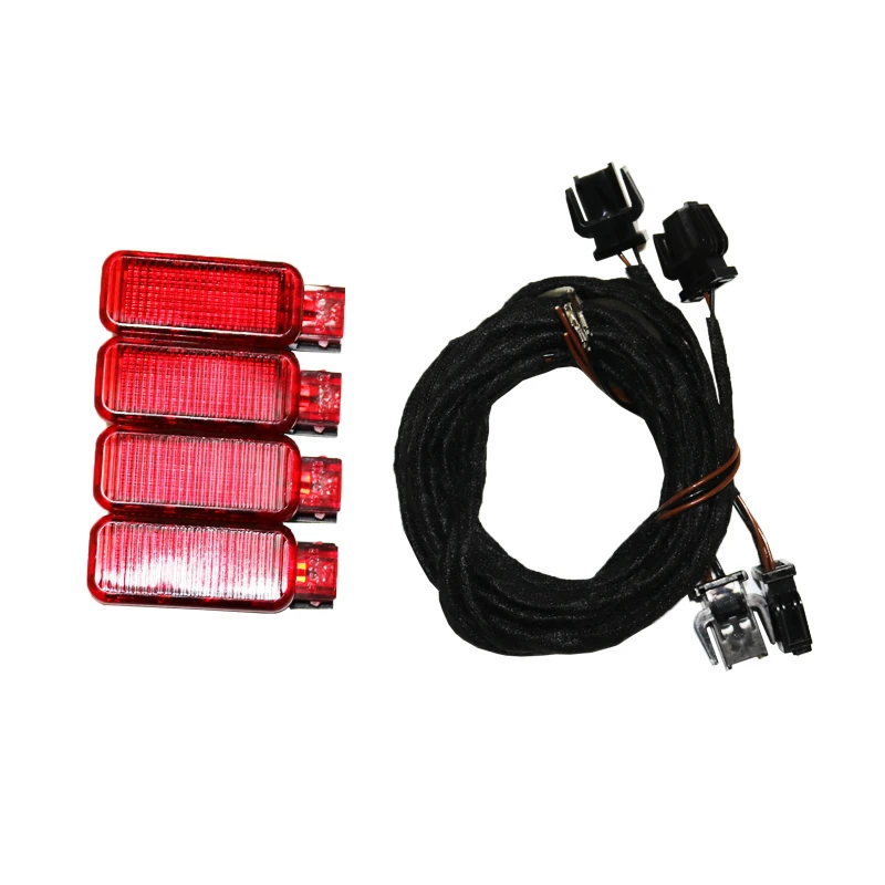 DAZOO 8KD 947 411 4 шт. OEM двери Панель Предупреждение светильник с линией для Octavia A3 S3 A4 A5 A6 A7 A8 Q3 Q5 TT 8KD 947 411