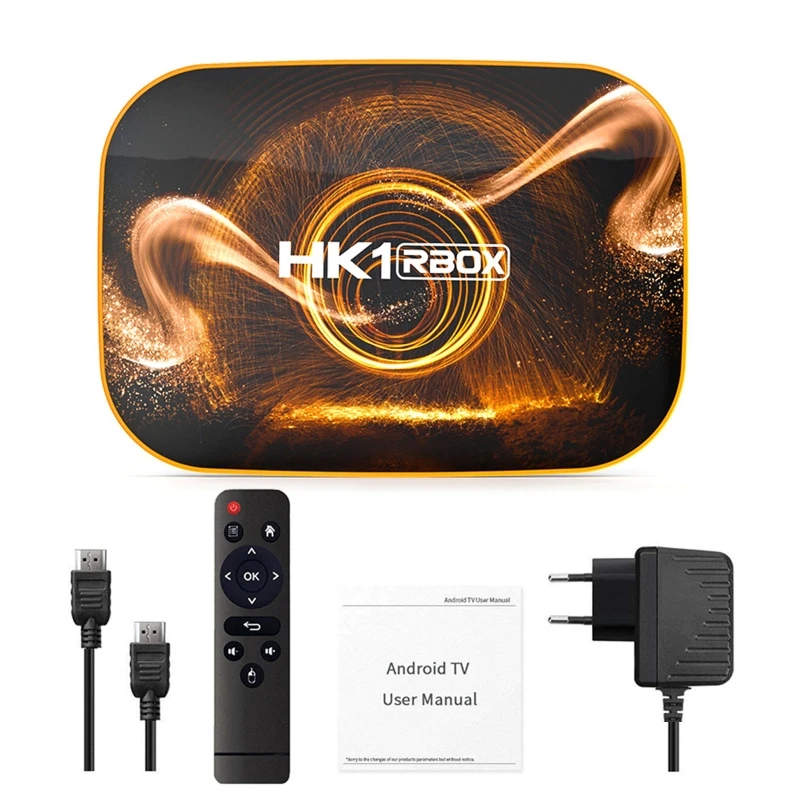

2021 New And roid 10.0 TV Box HK1 RBOX 4GB 64GB Smart TV BOX Quad-Core RK3318 Set top Box