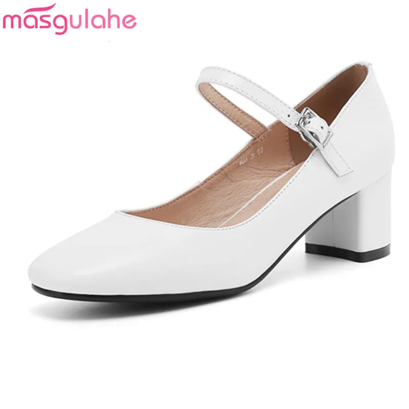 Новое поступление 2021 женские туфли Masgulahe на высоком каблуке лодочки из