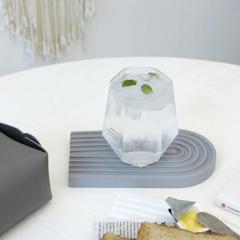 Разделочная доска с волнистой водой поднос креативный геометрический дизайн