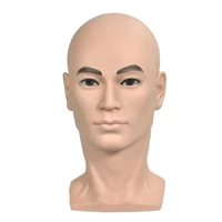 bald mannequin head male professional cosmetology manikin head
