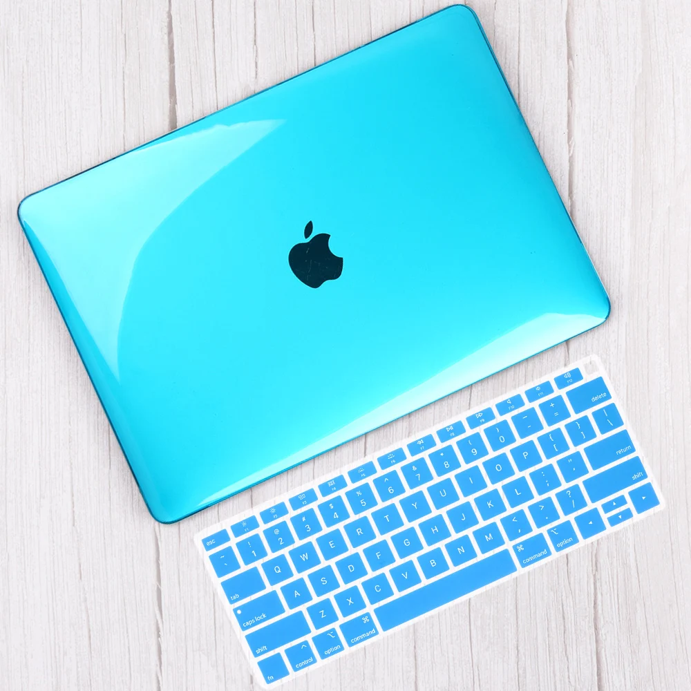 Прозрачный пластиковый твердый чехол для ноутбука MacBook Air 13 retina Pro 13 15 16 дюймов ноутбука крышка клавиатуры A1932 A2141 A2159