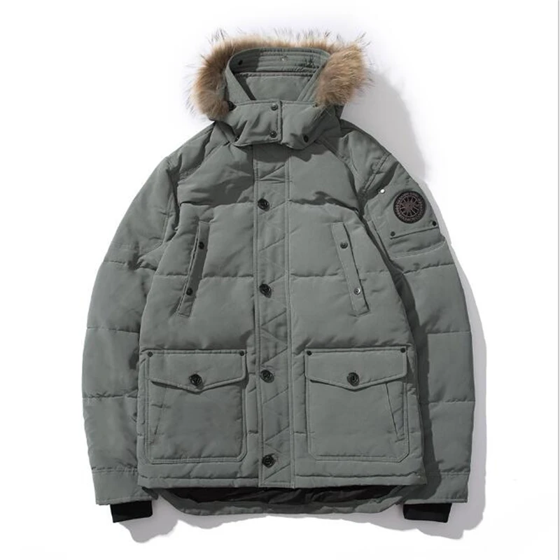 

Bag Multi Winte Jacket Coat Windbreaker Thickening Big Size Trend Outdoor Outfit Duck Jackets Men New Style