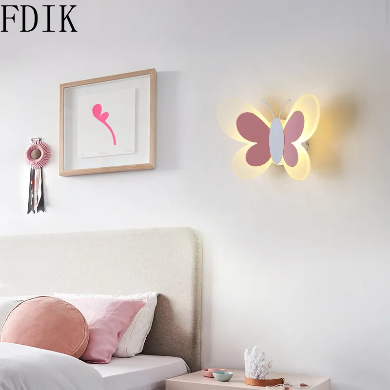 Современная светодиодная настенная лампа креативная детская прикроватная
