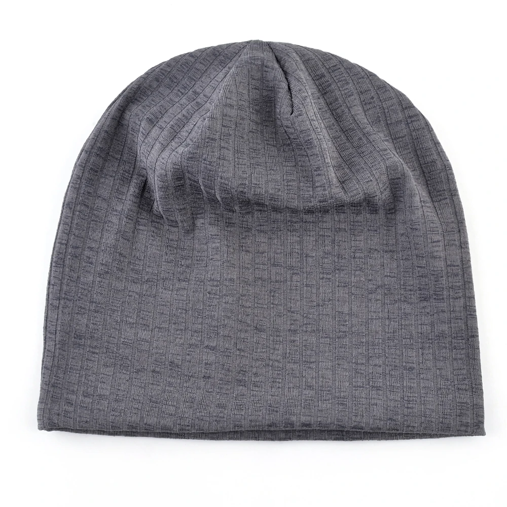Трикотажные полосатые зимние шапки для мужчин однотонные Цвет модные хип хоп
