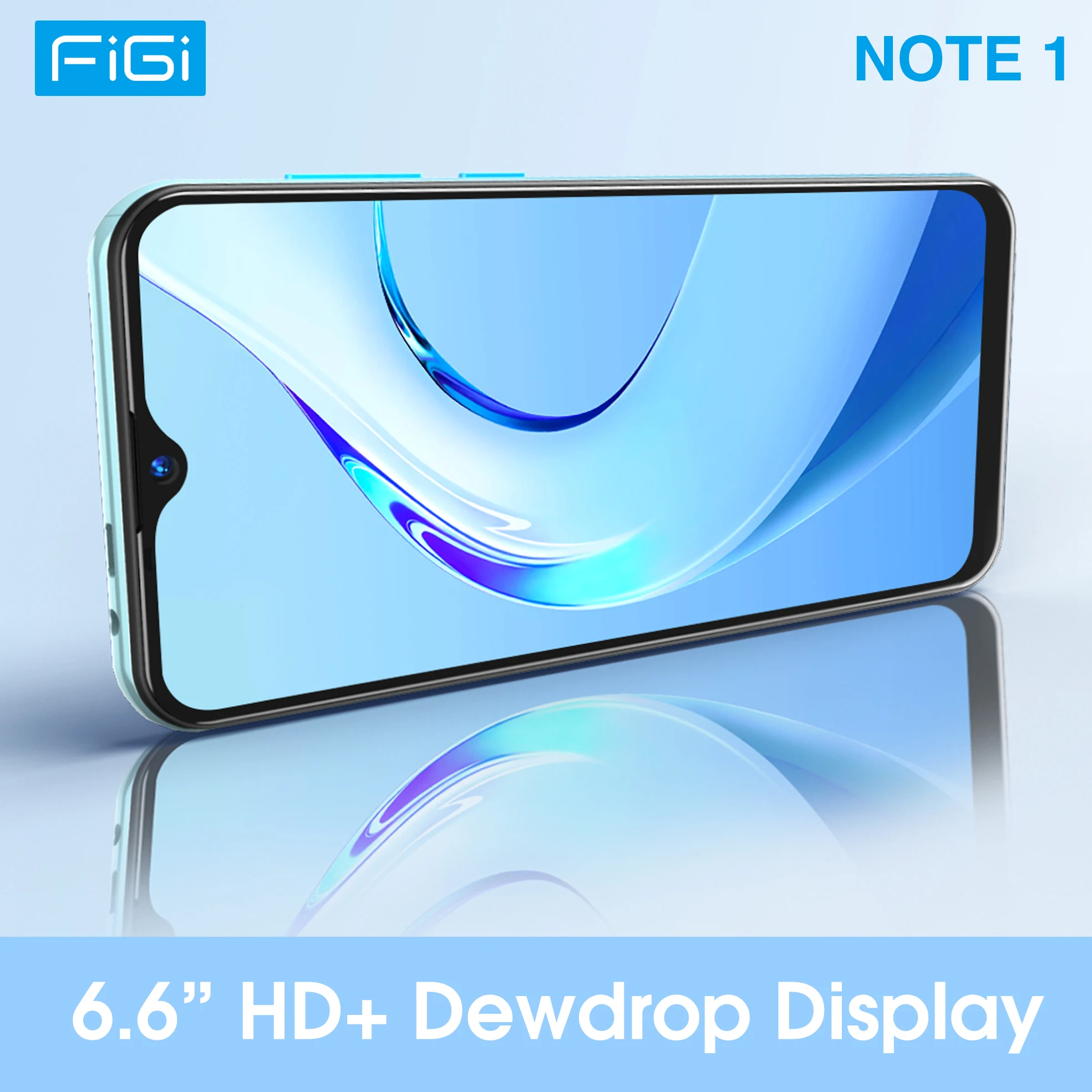 Najtaniej [W Magazynie] FIGI Note 1 Odblokuj Smartfon 4GB 64GB Telefon Komórkowy 6. 6-calowy Wyświetlacz Helio P25 Octa Core 4000mAh 13MP Aparat Telefon Komórkowy
