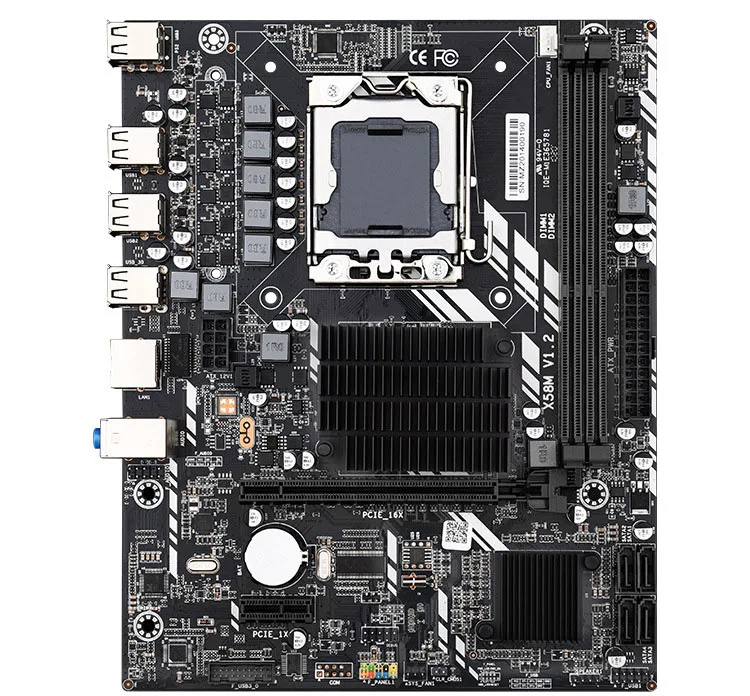 Игровая материнская плата X58 LGA 1366 DDR3 REG ECC сервер оперативная память для