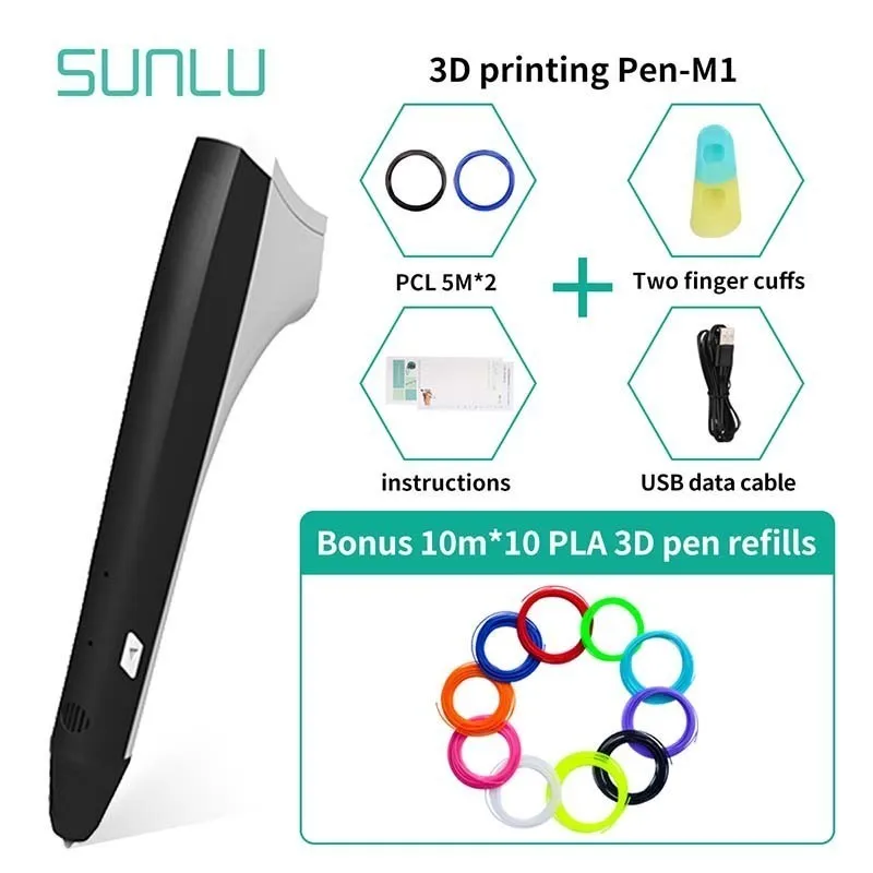 Лучший подарок 3D Ручка для рисования детей модная форма карандаша дизайн ручки