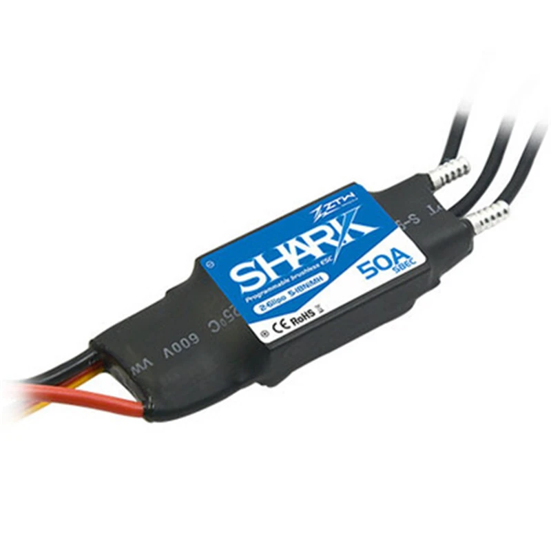 ZTW Shark 20A 30A 40A 50A водоохлаждаемый бесщеточный Esc водонепроницаемый двухсторонний Rc