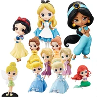 11cm q posket princess figure toys huamulan alice princess action figure model collection pvc toys cake topper cake decoration