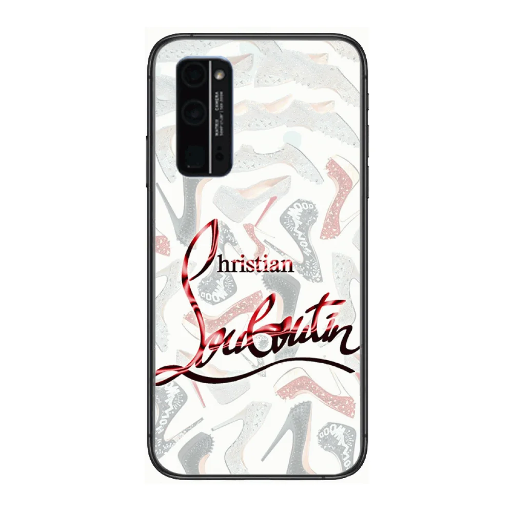 

high-heeled shoes brand Design Phone Case Hull For Huawei Honor 8 9 10 20 30 A S Lite Pro 5g i Black Back Soft Cell Cover Pr