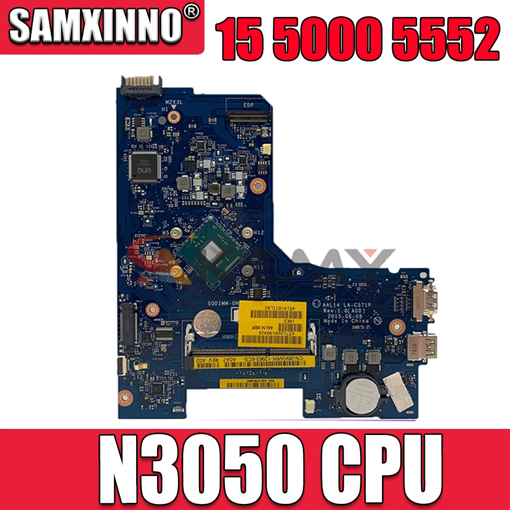 Бесплатная доставка материнской платы для ноутбука Dell Inspiron 15 5000 5552 фотовспышка