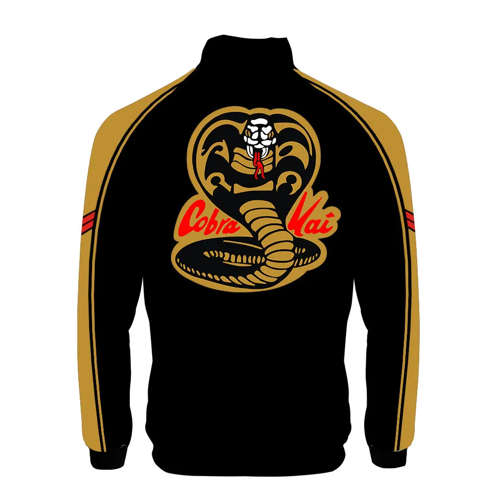 Детская толстовка для косплея Karate Кобра Кай пуловер с 3D принтом свитшот на молнии