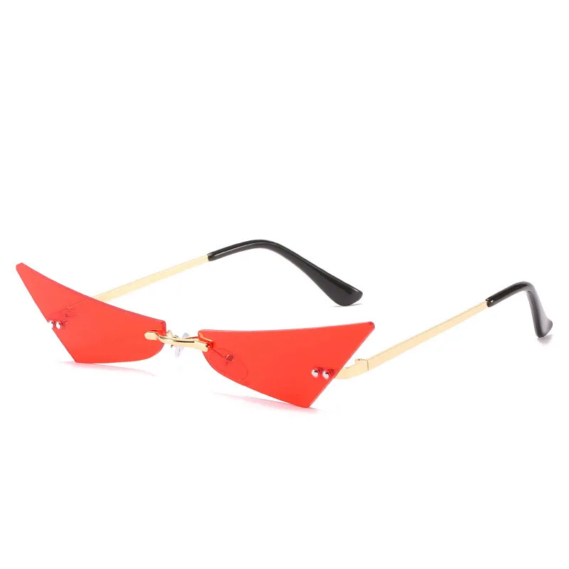 

Fashion Triangle Sunglasses For Women Men Small Frame Sun Glasses Buddy Vintage Female Eyeglasses Internet celebrity recommend