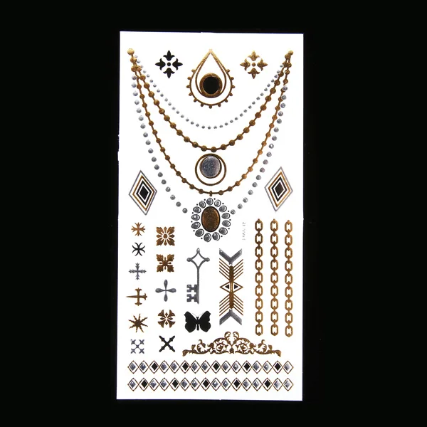 35 штук наклеек 2020 DYI вечерние украшения Временная татуировка для боди арта волос