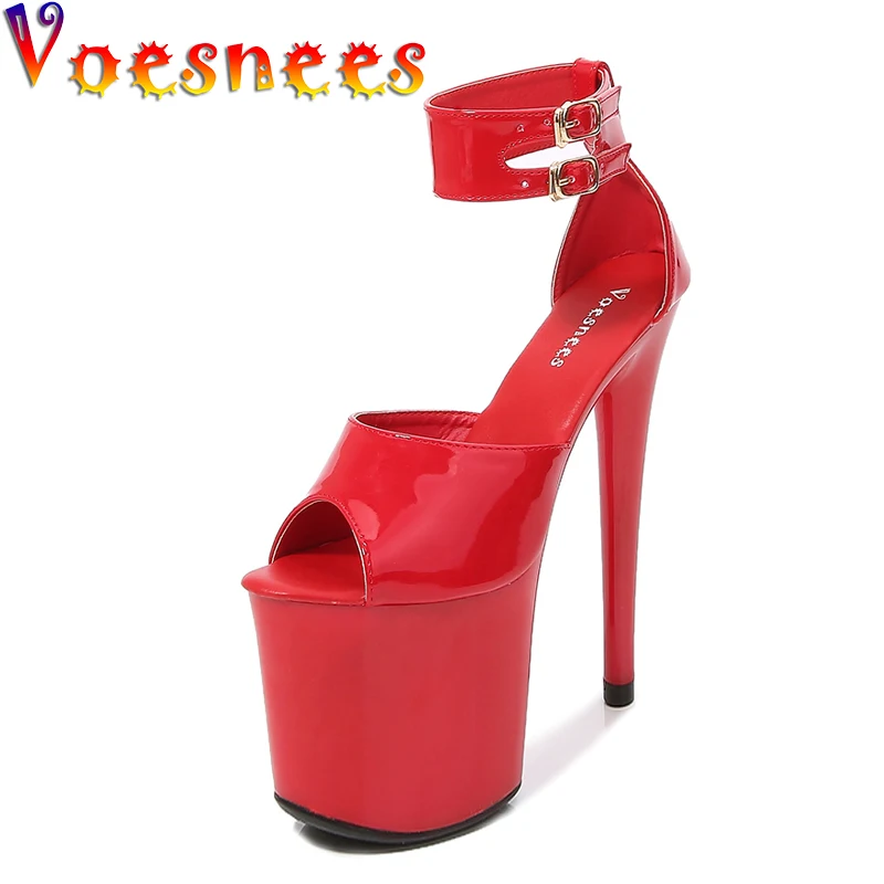 

Stripper Heels Women Sexy Shoe Sandals Club Platfrom-Color Girl Show Sandals Heels 20CM Pole Dance Stripper Shoes Modern Sandals
