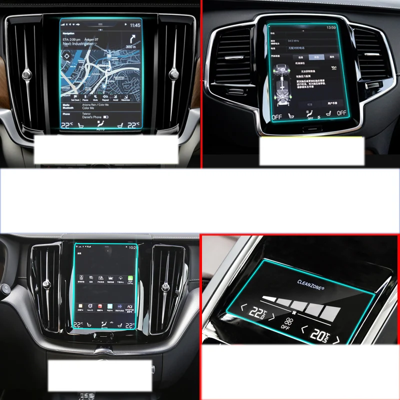 Защитное закаленное стекло Lsrtw2017 для GPS навигатора автомобиля Volvo Xc90 Xc60 S90 Xc40 2016 2017