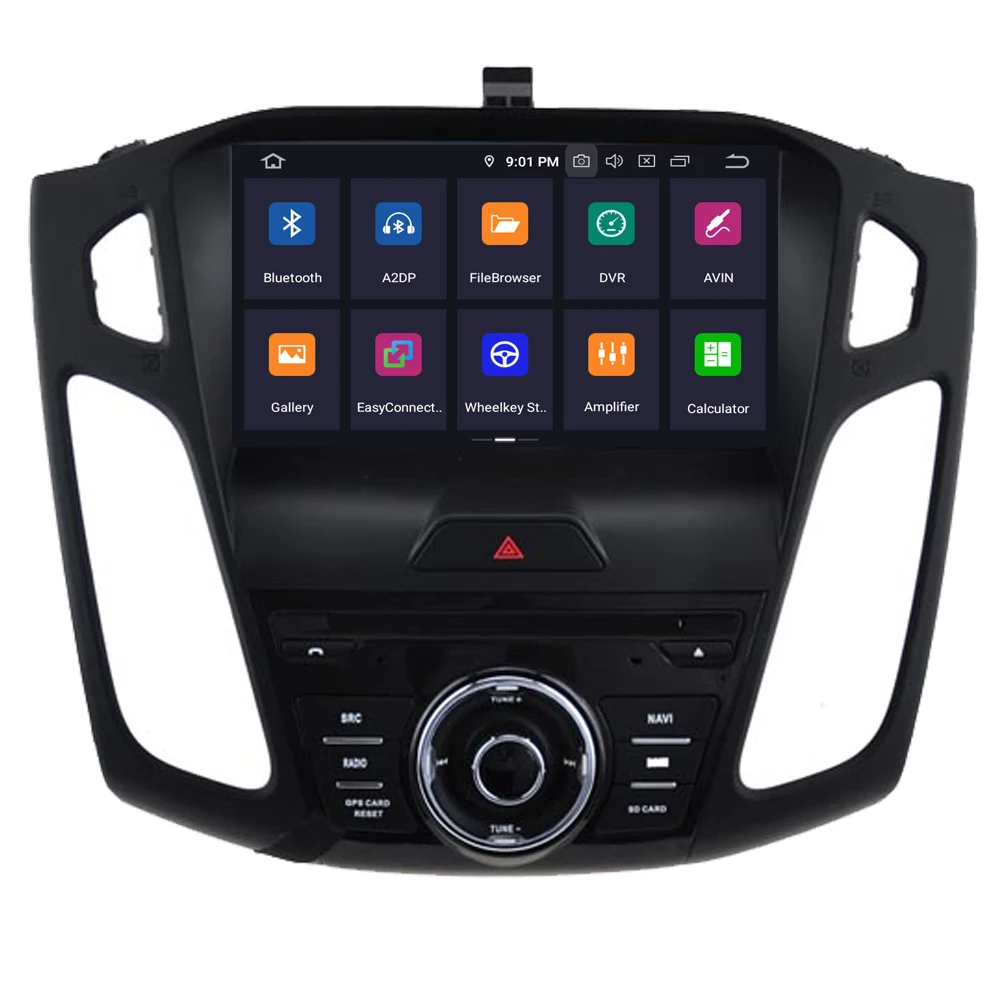 Автомобильный DVD плеер RoverOne для Ford Focus 2015 2016 2017 Android 10 сенсорный экран