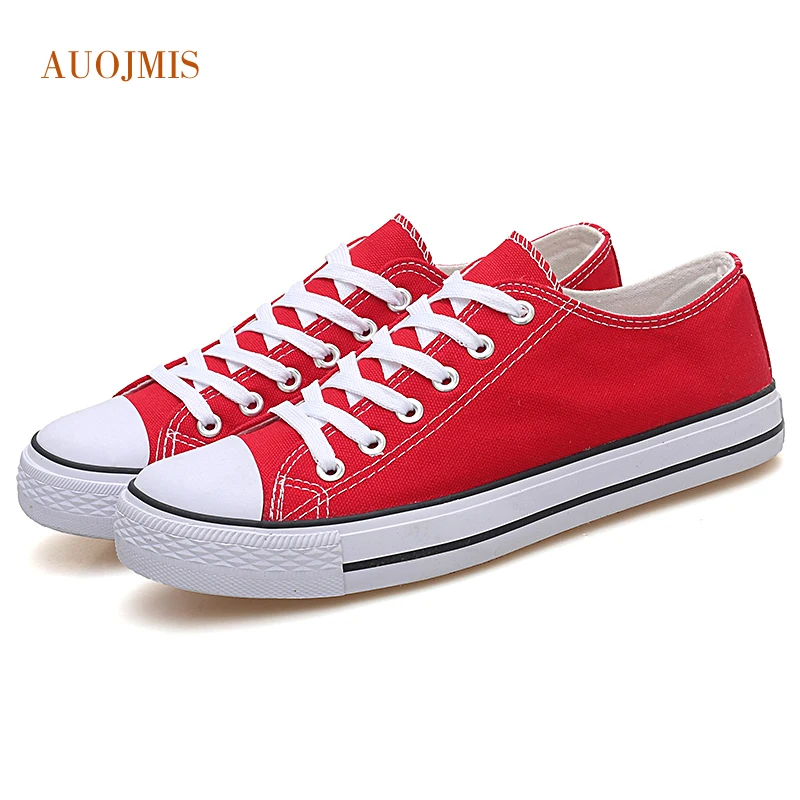 AUOJMIS 2019 summer sneakers cloth casual shoes couple models wild low canvas men's breathable lightweight wear-resistant | Обувь