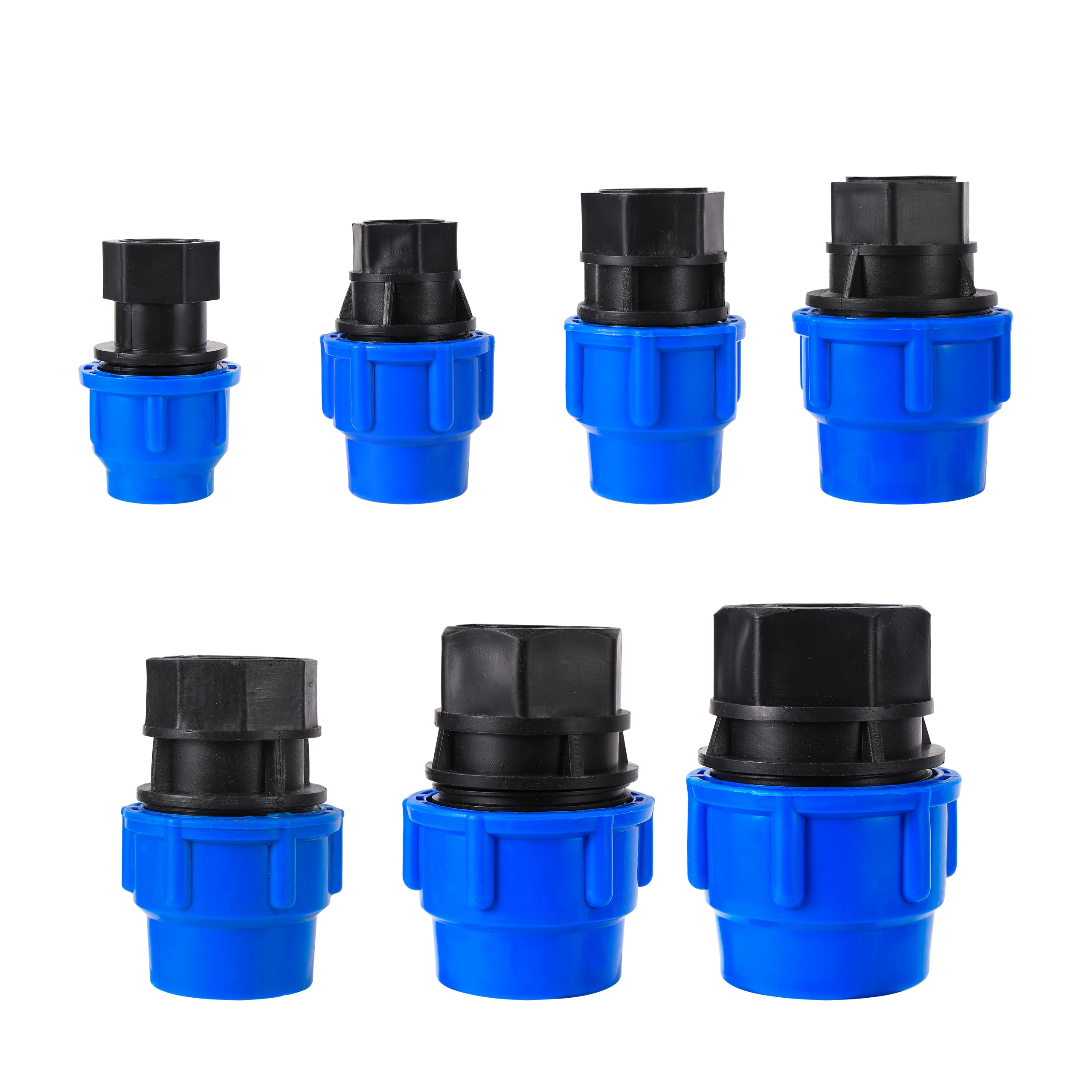 1/2" 3/4" 1" 1.2"1.5" Female Thread Conversion 20/25/32/40/50mm  PE Pipe Quick Connection Joint Watering Irrigation Tube Fitting