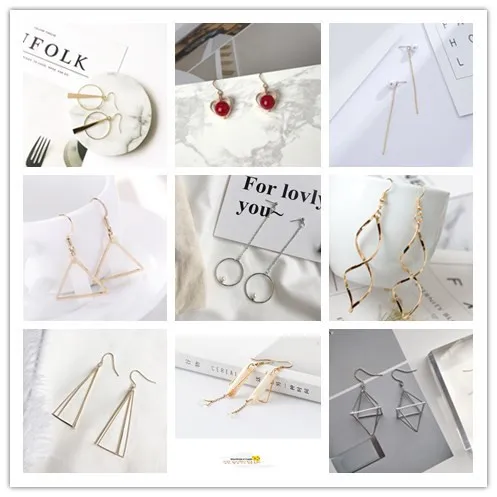 Серьги кисточки из оловянного сплава повседневные/спортивные