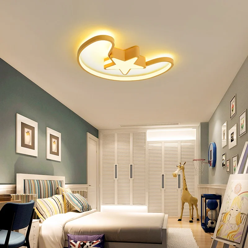 

Stars+moon LED chandeliers ceiling For Bed children's room kids room modern Chandelier Lighting plafonnier led lustre 110v 220v