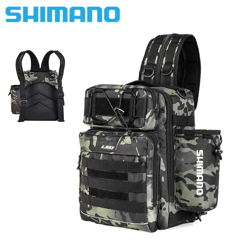 

2022 водонепроницаемая сумка для рыбалки Shimano унисекс посылка для альпинизма, уличный Спортивный 3D рюкзак, военный поклонник, тактическая упа...