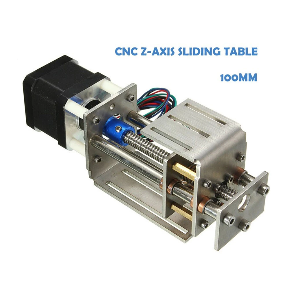 

CNC Z-axis sliding table DIY milling small transmission module 100m m distance fraisage gravure Z-axis coulissant course kit 3