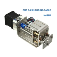 cnc z axis sliding table diy milling small transmission module 100m m distance fraisage gravure z axis coulissant course kit 3