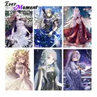 Алмазная вышивка с мультяшной девушкой, полная выкладка из смолы, украшение для стен, подарок, мозаика, Новое поступление, ASF2228