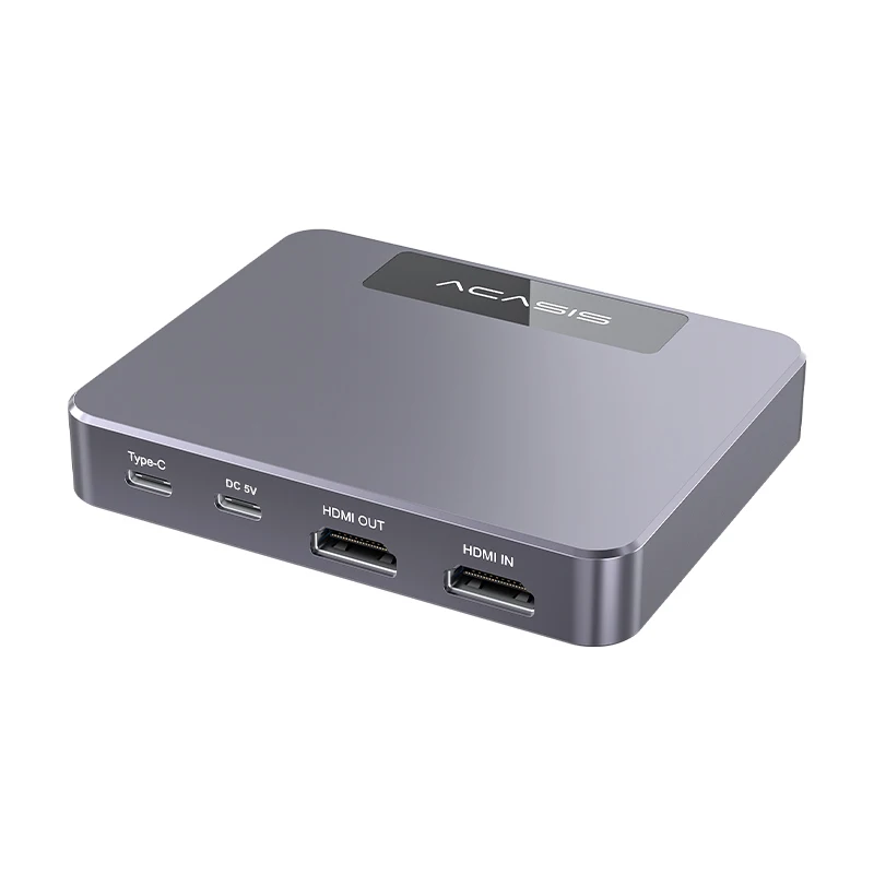 Acasis HDMI-Совместимость с внешними видеозаписывающими картами Type-C 4K HD для iPad