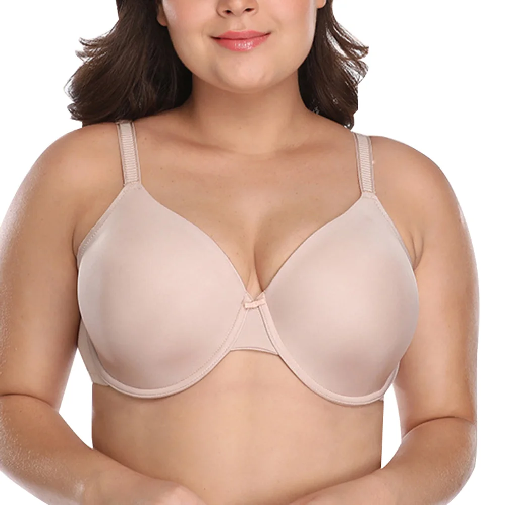 Комфортный бюстгальтер без косточек Минималистичный Гладкий дышащий с эффектом