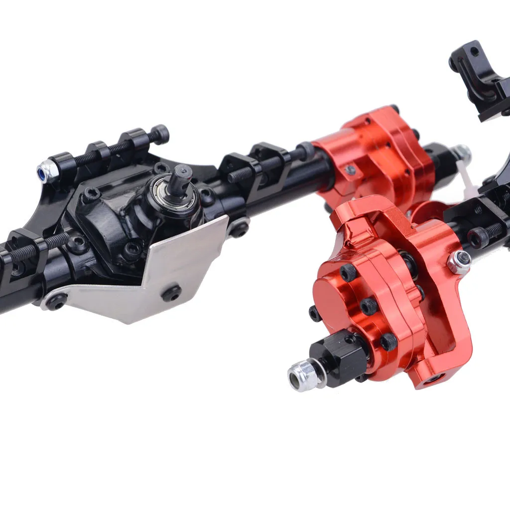 

Wltoys 2pcs Metal Front Portal Axle For 1/10 Rc Crawler Axial-scx10 Iii 90046 90047 Rc Car Accessories Rc Parts High Quality