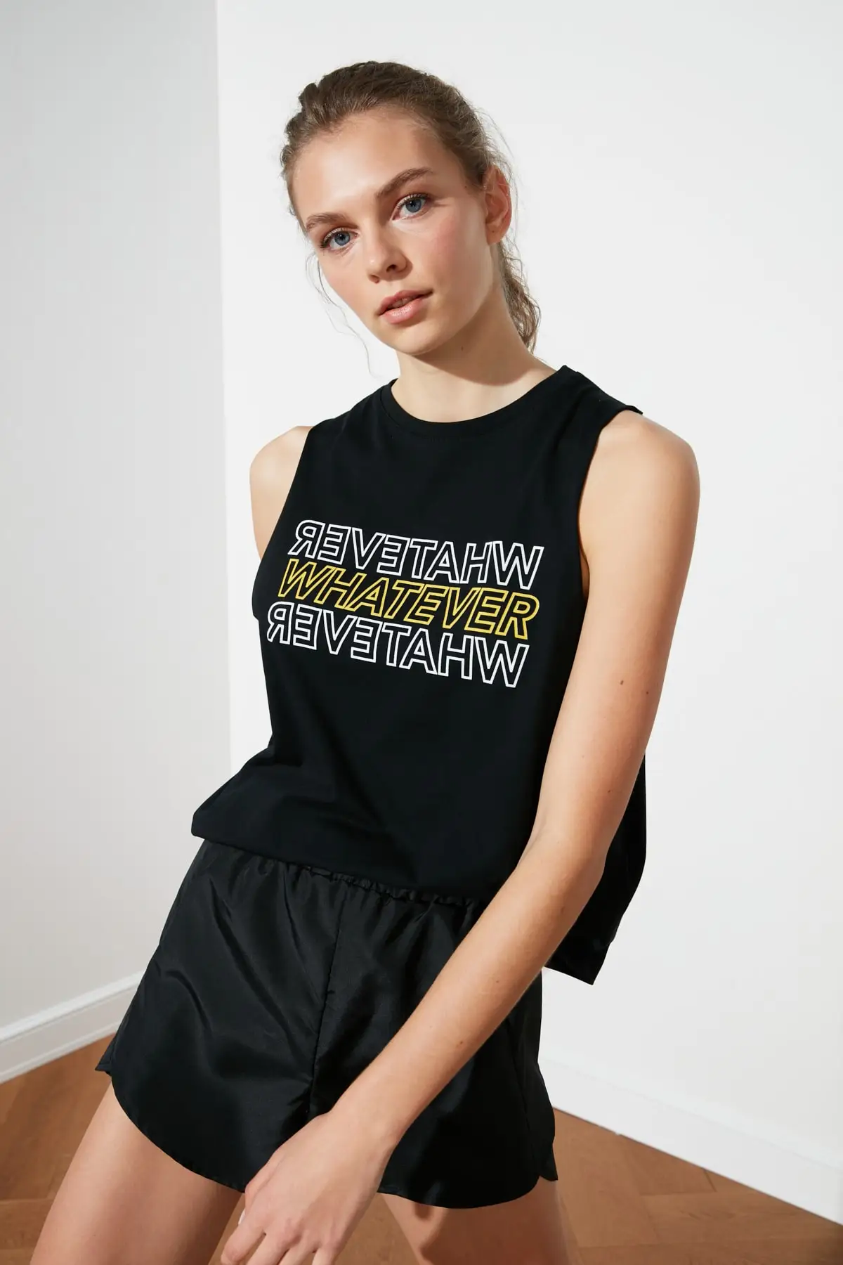 Trendyol Printed Fitness Undershirt TWOSS21AL0061
