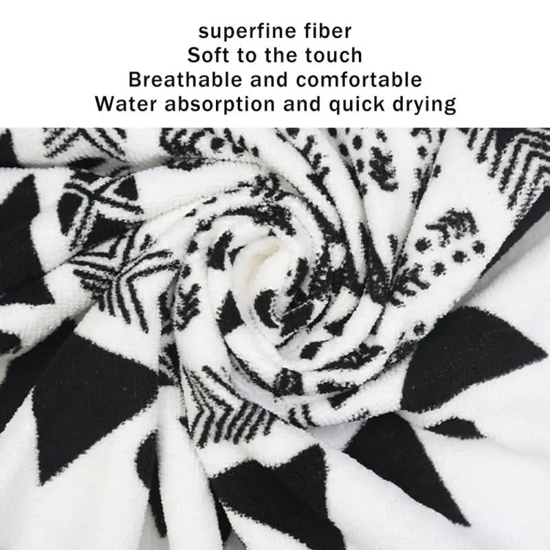 

Fashion Quick-Drying Beach Towels, Super Absorbent Towel Large Size 55 * 27.5 Inches, Suitable For Swimming, Sunbathing & Travel