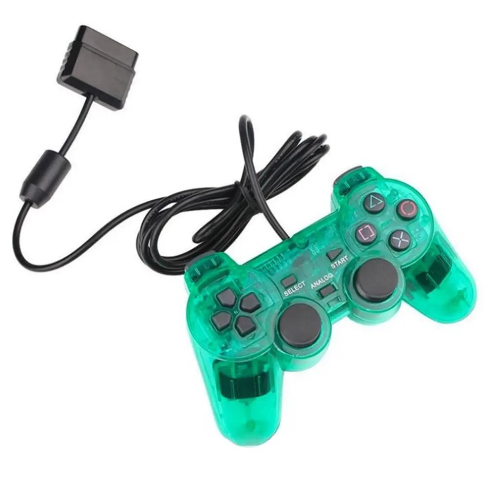 Проводной джойстик для Sony PS2 Playstation2 Dual Shock видеоигр длинный кабель Прямая