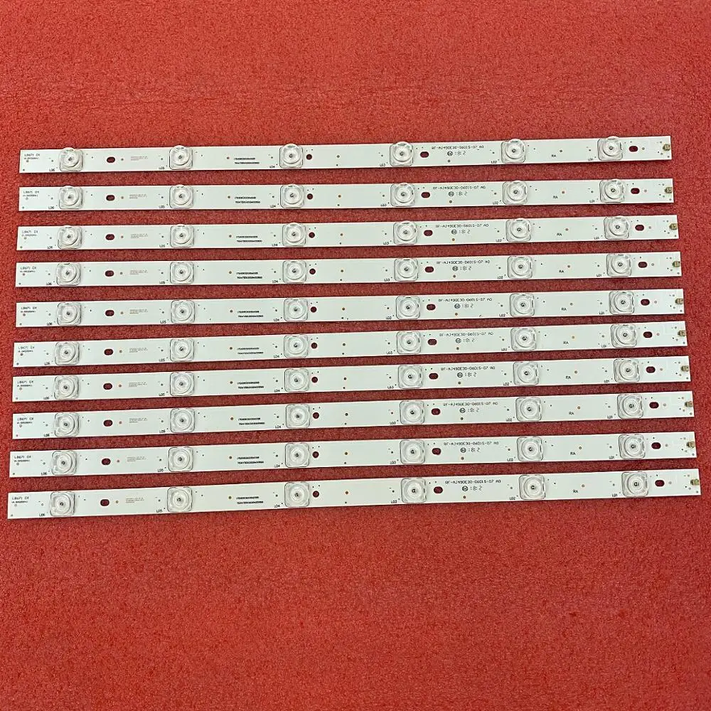 10 шт./партия СВЕТОДИОДНЫЙ подсветка полосы для Sharp LC 49CUG8362KS 49CUF8462ES 49CUF8372ES 49CUF8472ES