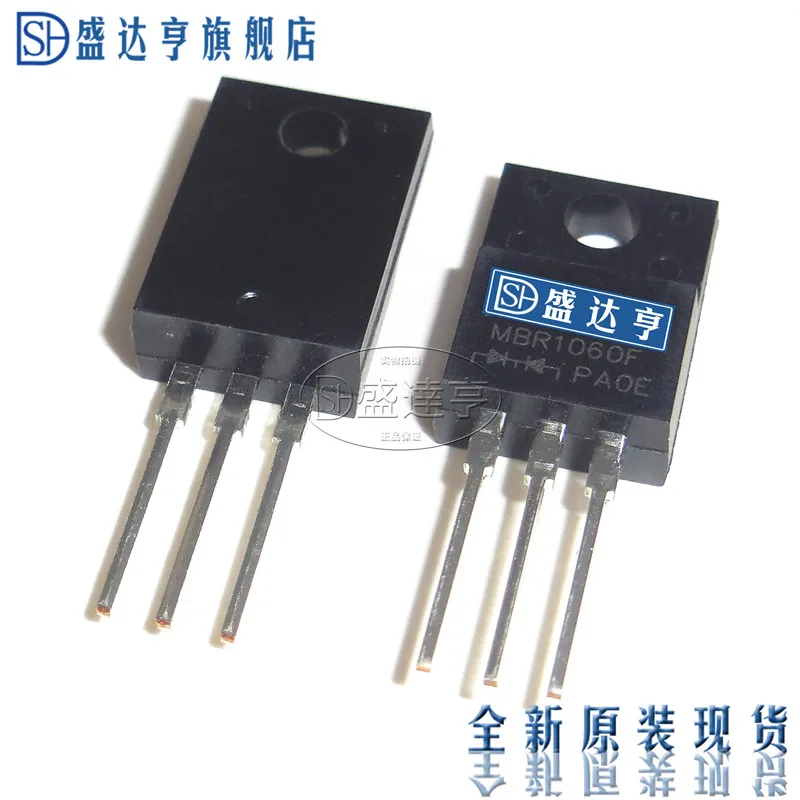 10 шт./лот MBR1060FCT MBR1060F 10A 600V TO220 DIP Schottky Барьерный Диод/ | Электронные компоненты и