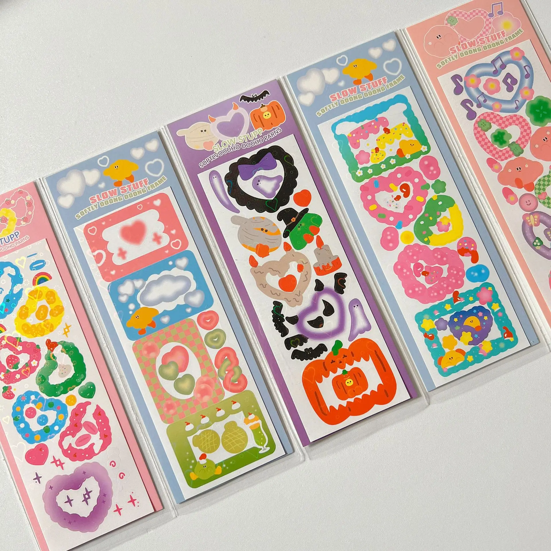 

Kawaii Love пончик лазерные наклейки Декор DIY блокнот фотоальбом скрапбукинг планировщик эстетические канцелярские наклейки
