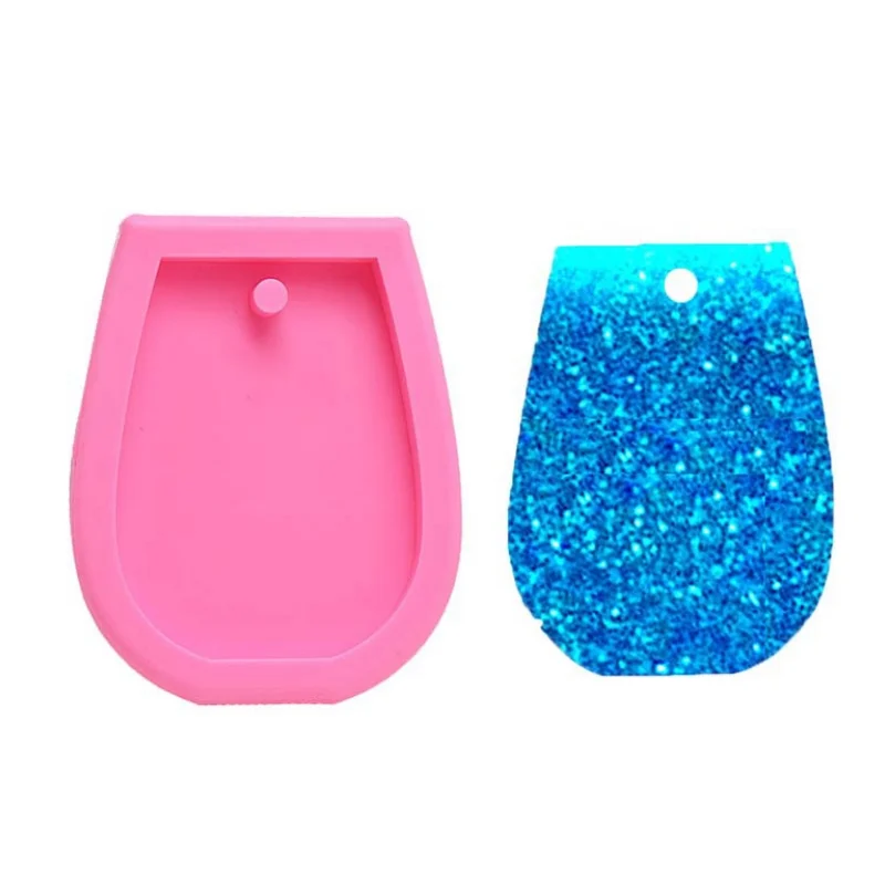 

Wine Glass Keychain Decor Epoxy Resin Silicone Mold DIY Jewelry Fillings Pendant Charms Handmade Cake Baking Mould Craft