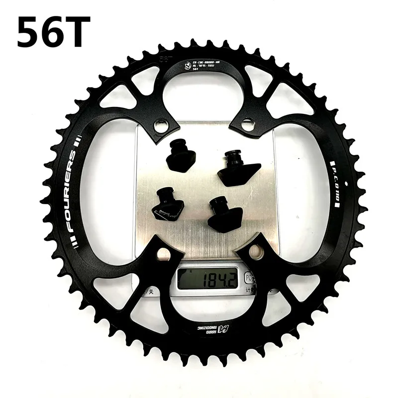Велосипедная круглая узкая широкая цепь кольцо 54T 56T 58T шоссейная велосипедная