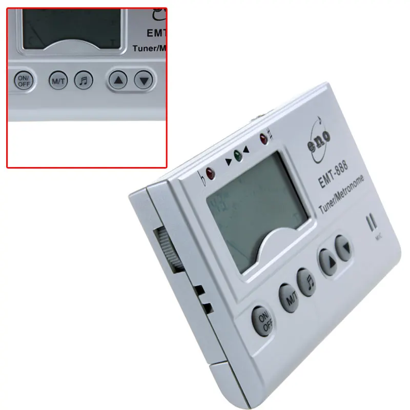 Цифровой автоматический Универсальный хроматический тюнер 3 в 1 с ЖК дисплеем