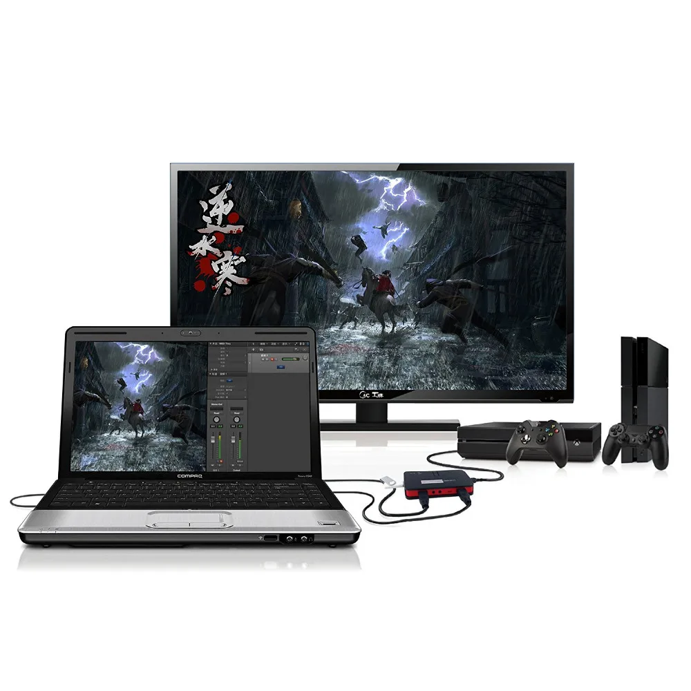 2017 новая карта захвата для xbox 360 hdmi преобразователь HDMI YPbPr в USB драйвер TF PS3 PS4