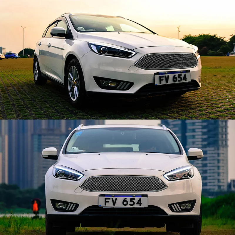 Головной светильник в сборе для Ford Focus 2015 2016 2017 2018 левый и правый с светодиодный DRL